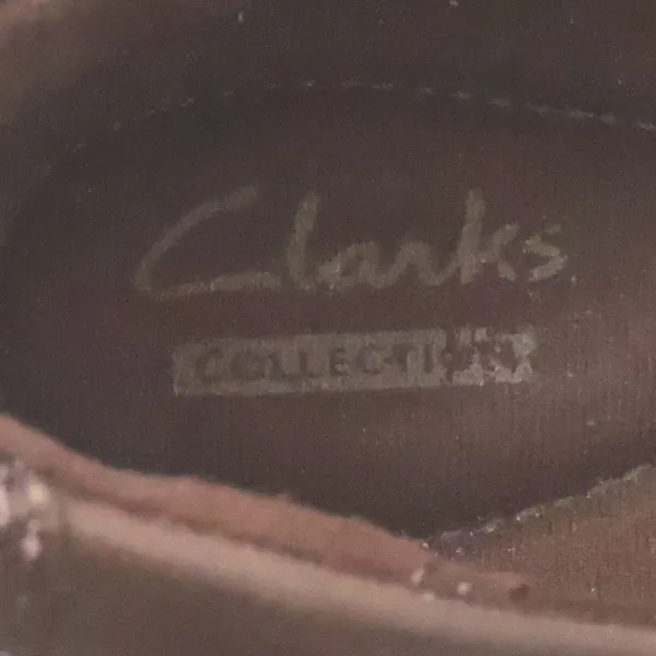Clarks May Marigold Pump Loafer Womens Size 10 Comfort Brown‎ Leather Slip On - Image 5