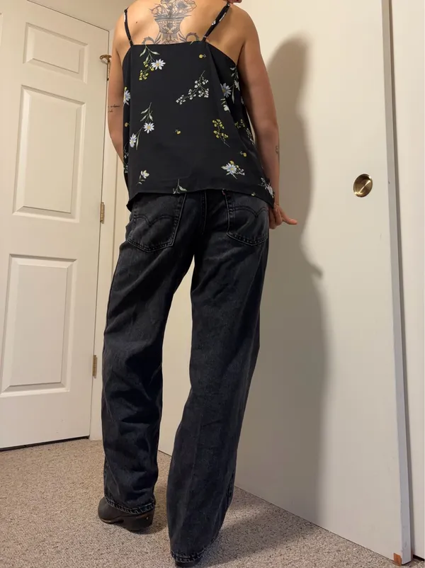 Socialite Black Floral Cami - Image 3