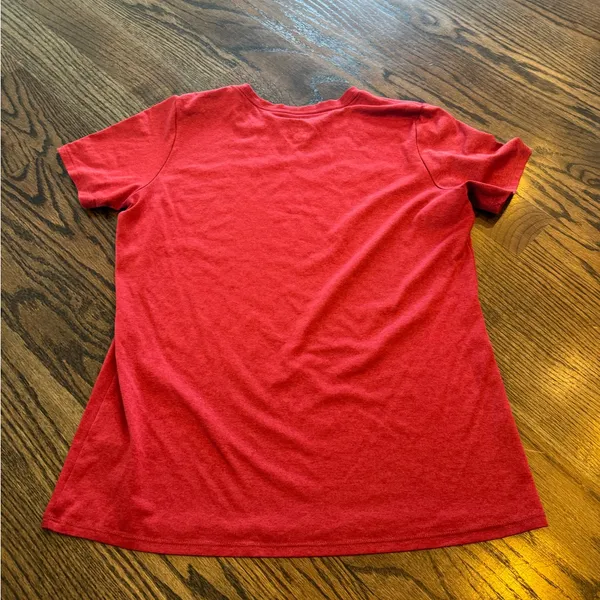 Nike Colgate Maroon Red Dri-FIT T-Shirt - Image 4