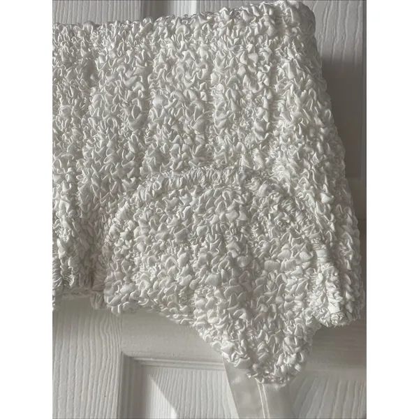 ASTR The‎ Label Popcorn Bustier Crop Top Womens Size S White Y2K NEW Coquette - Image 2