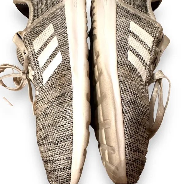 Adidas Women's Cloudfoam Pure Athletic‎ White & Gray Running Shoes Sz 10 - Image 10