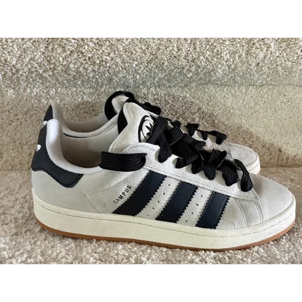 Adidas Campus 00s Suede Sneakers Grey Black Chunky Laces Women’s 8 - Image 6