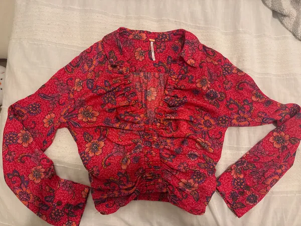 Free people got you cropped collared shirt - Image 2