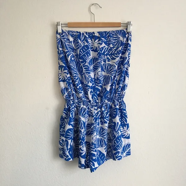 Swim cover romper Blue - Image 4