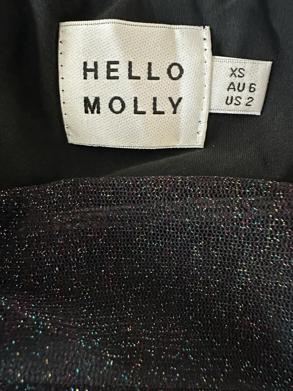 Hello Molly NOUGHTS AND CROSSES DRESS BLACK - Image 5