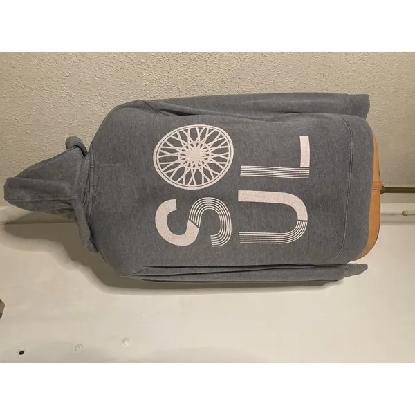 SoulCycle Spellout Gray/White Hoodie S Athleisure Sportswear Activewear Casual - Image 2