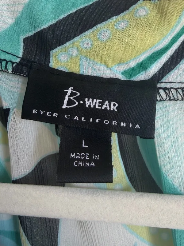 Byer California Floral Printed Y2K Blouse - Image 4