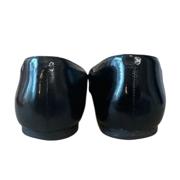 Tory Burch Melody‎ Pointed Toe Patent Flats Black 8 - Image 5