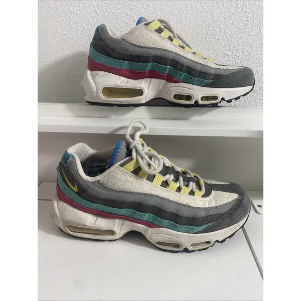 Nike Air Max 95 SE Recraft Air Sprung DN4371-001 Grey Size 6.5Y 24.5 Cm - Image 5