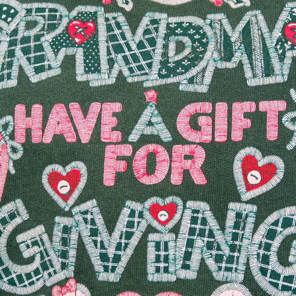 Jerzees Vintage 90s Grandmas Have A Gift For Giving Sweatshirt - Image 3