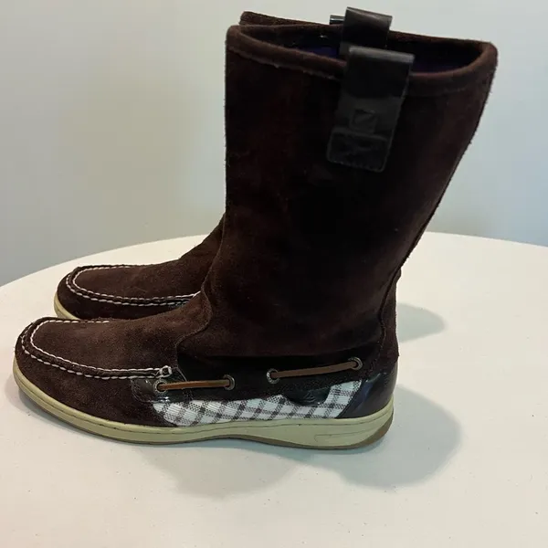 Sperry Top-Sider Womens Sandfish Boots Brown 7.5M - Image 4