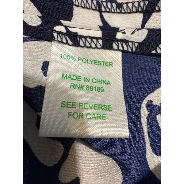 Lilly Pulitzer Maxi Dress Navy Blue Shell Coral Print Strapless Classic Small - Image 8