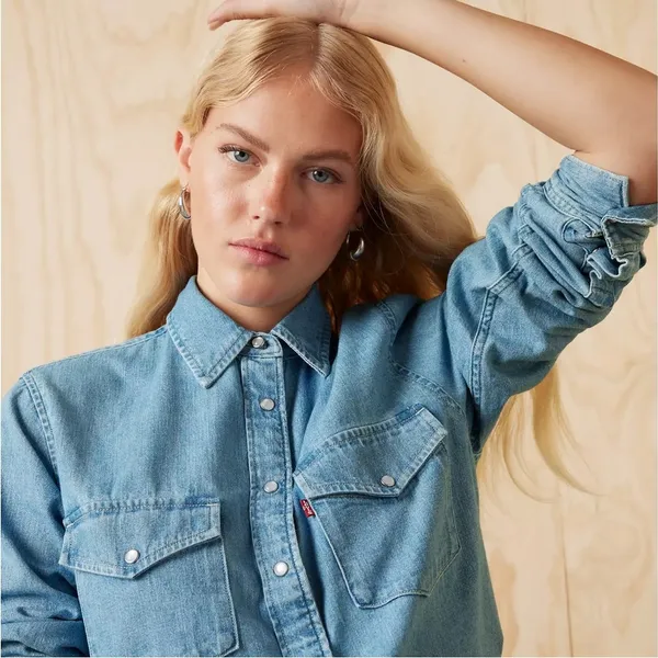 New‎ Levi's Premium the everyday shirt ICONIC WESTERN DENIM SHIRT - Image 2