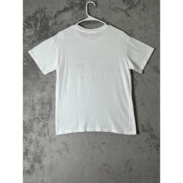 Callie Danielle Current Mood Graphic Tee White Organic Cotton Retro Y2K Size S - Image 3