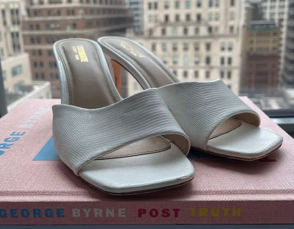Nordstrom White Heels - Image 3