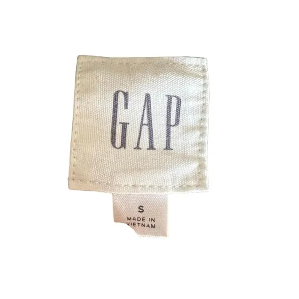 GAP Women Utility Jacket Black Cinched Waist Field Coat Small - Image 7