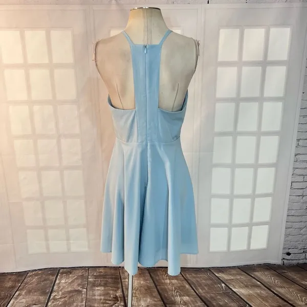 Lulu’s Call to Charms Light Blue Skater Dress size large - Image 9