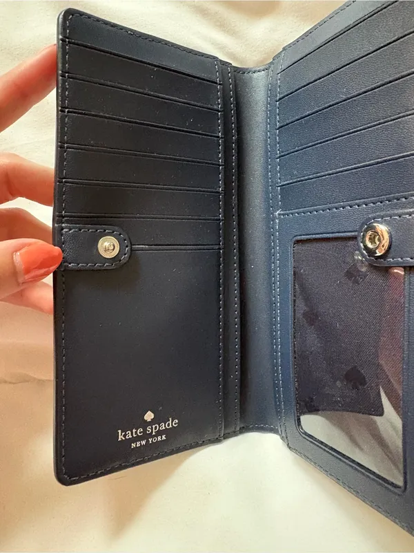 kate spade Navy and Blue Colorblock Tote with Matching Wallet - Image 8