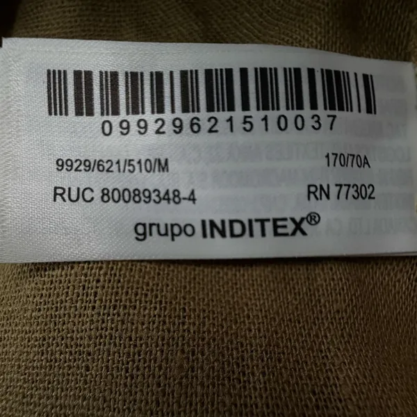 Zara Linen Blend High Rise Olive Green Shorts Medium Nwt - Image 8