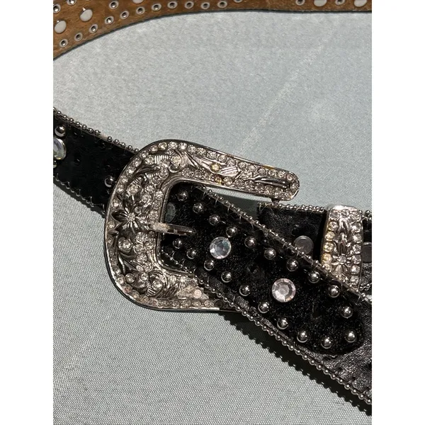Blazin Roxx Barrel Racing RHINESTONE Western Bling‎ Belt - SZ Large D8 - Image 4