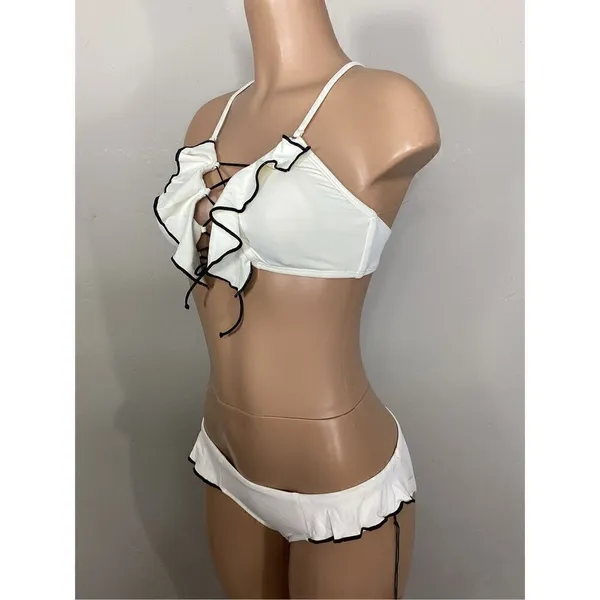 New. Robin Piccone ivory bikini. XXS/XS. Retails $189 - Image 5
