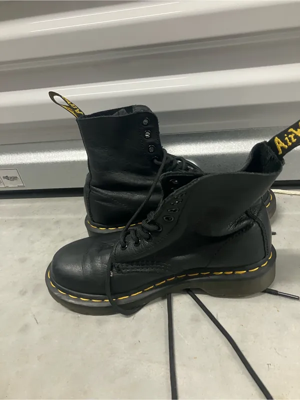 Dr. Martens Pascal Black Leather Lace-Up Boots - Image 5