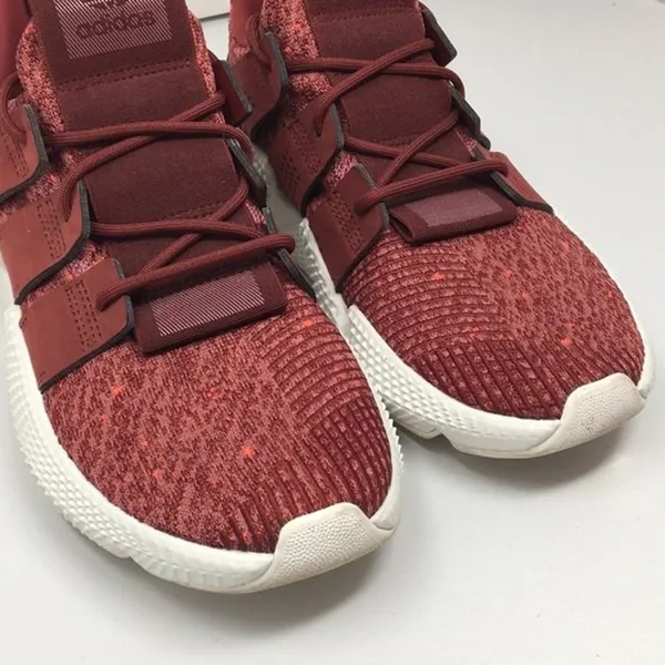 Adidas Women’s Prophere W Trace Maroon/Noble Maroon/Solar Red Sneakers Size 8.5 - Image 4