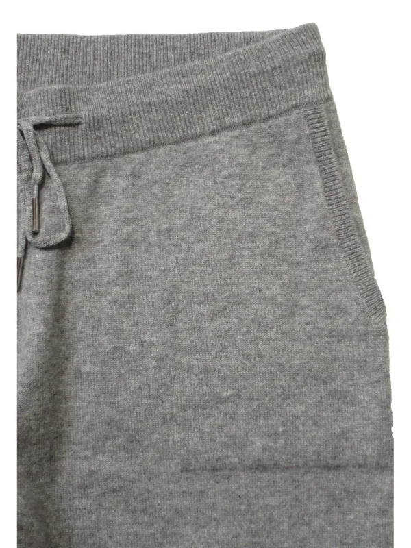 NWT Quince Mongolian Cashmere Straight Leg in Heather Grey Pull-on Knit Pants M - Image 6