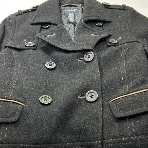 American Eagle Outfitters Charcoal Peacoat - Image 10