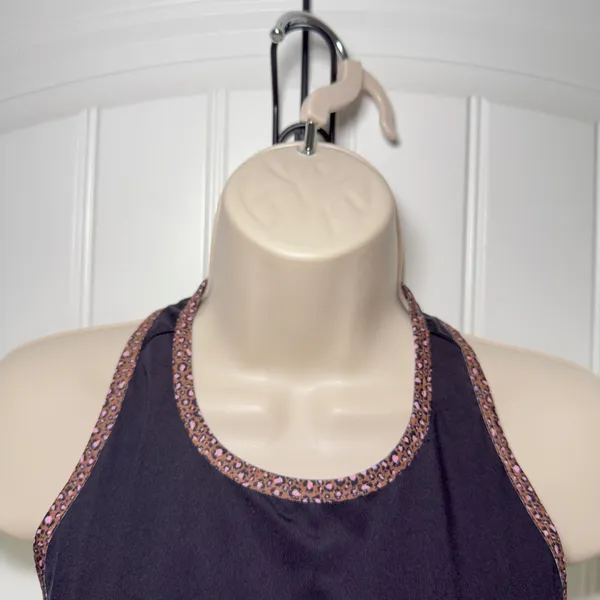 Fabletics Black Small Trinity High Impact Sports Bra Yoga Racerback‎ Athleisure - Image 5