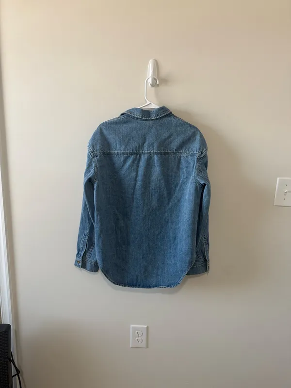 Tuckernuck Denim Button-Up  jacket Shirt S - Image 7