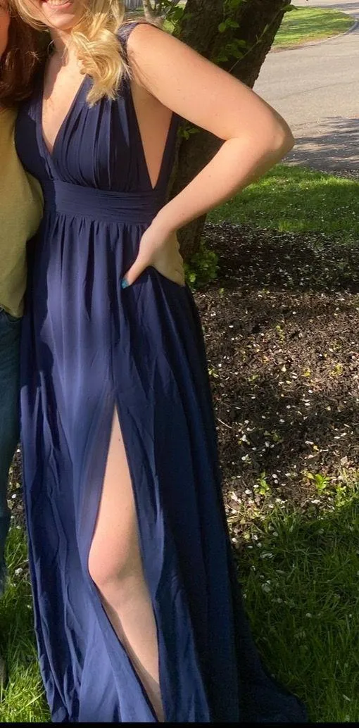 Lulus Navy Prom Dress - Image 4