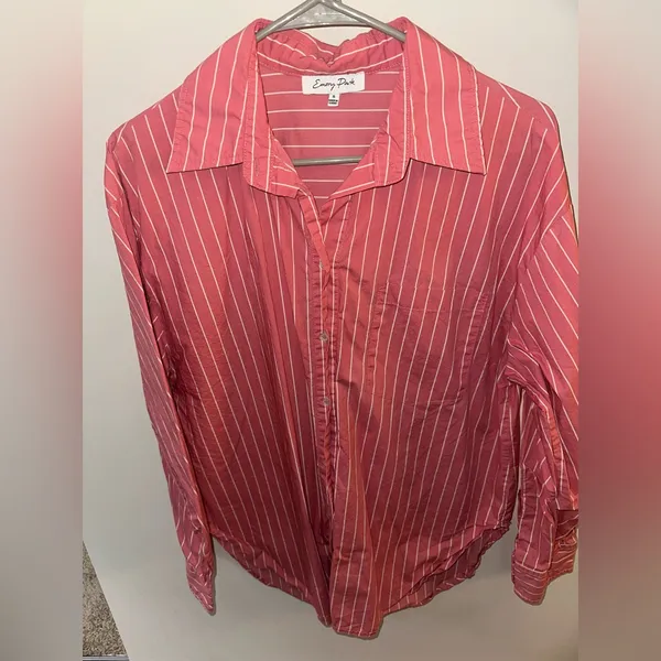 Emory Park Pink and White Striped Shirt - Image 2
