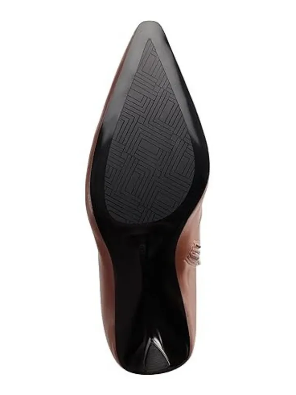 KARL LAGERFELD Paris Kian Knee High Heeled Boots Brown Womens Size 7 NIB - Image 4