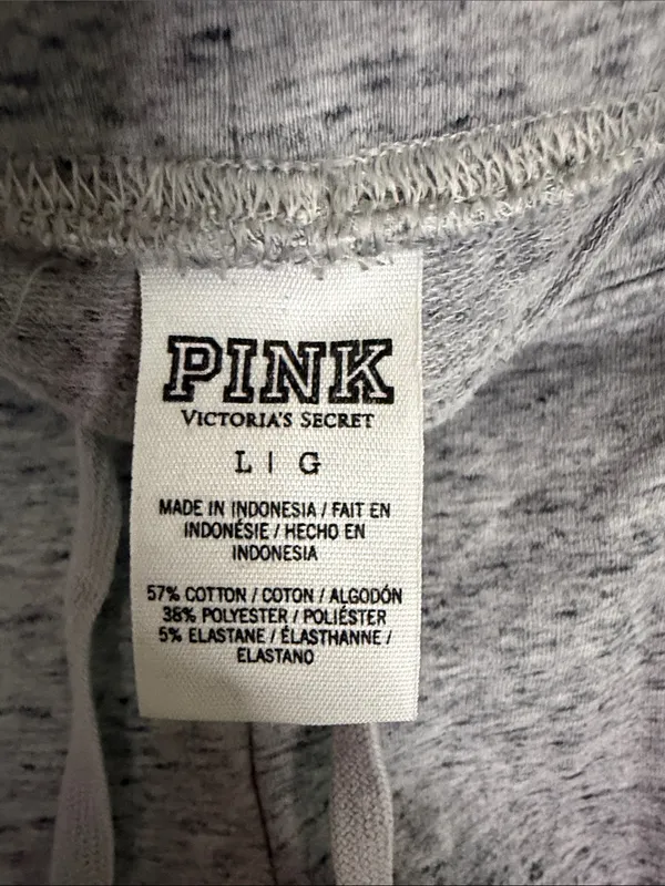 PINK Victoria's Secret Gray Heather Boot Cut Lounge Pants - Image 2