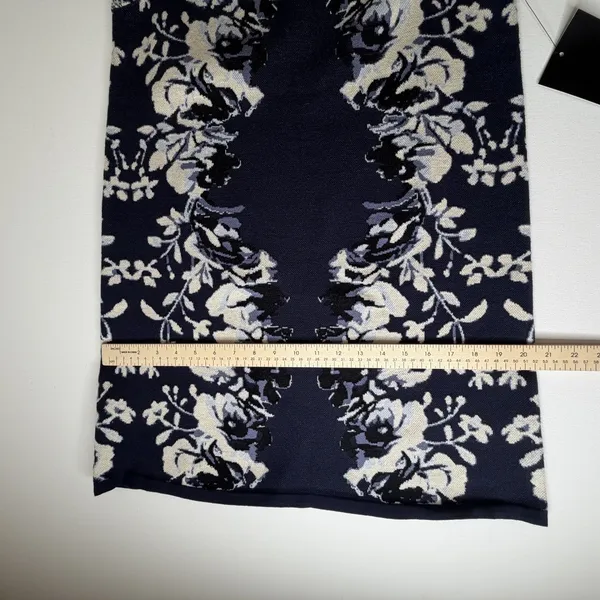 NWT Tuckernuck Floral Horizon Mock Neck Sleeveless Knit Mini Dress Medium Comfy - Image 14