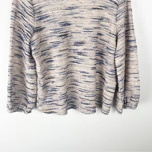 MADEWELL Rainbow Jacquard V-Neck Long Sleeves Sweater Size Large Preppy Casual - Image 6
