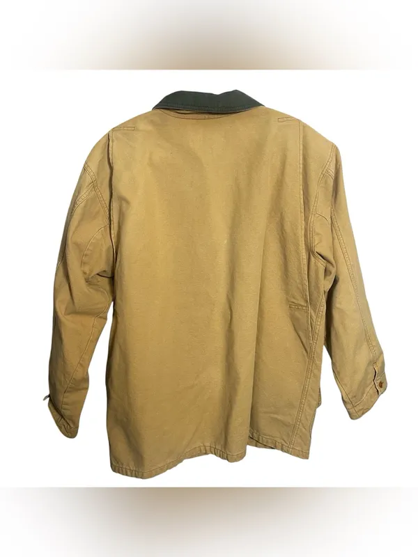 L.L. Bean Vintage Field Coat Chore Jacket Canvas button down - Image 3