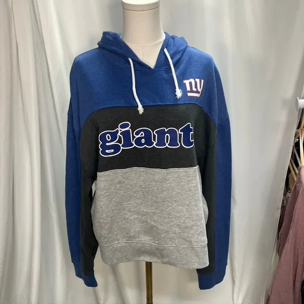 New NFL New York Giants Womens Pullover Hoodie Team Apparel‎ Large Sweatshirt - Image 16