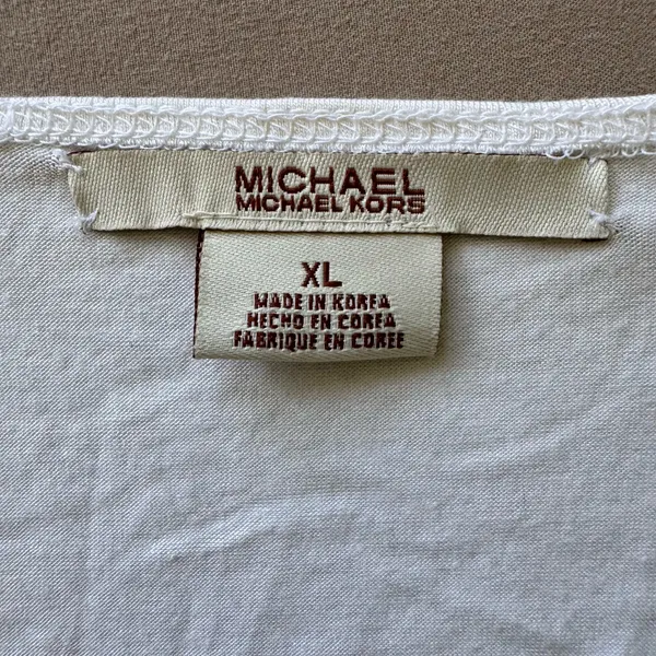 Vintage Y2K Michael Kors Bow Front Scoop Neck Top - Image 4