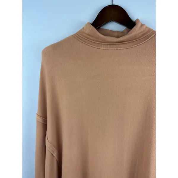 Women’s We The Free Small Tera-Cotta Mock Turtleneck - Image 2