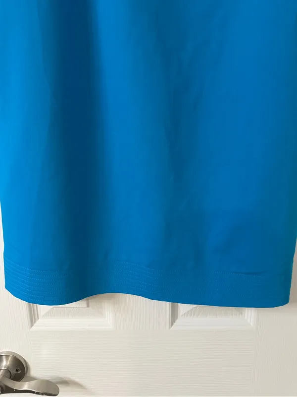 Antonio Melani Sleeveless Teal Shift Dress Size 4 Summer Work‎ Casual Minimalist - Image 4