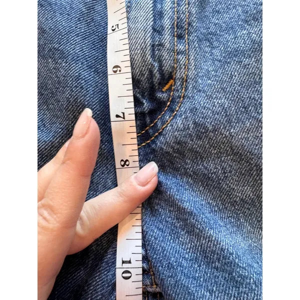 Levi's 80s Mom‎ Jeans Distressed Blue Denim Size 24 High Rise Casual Streetwear - Image 7