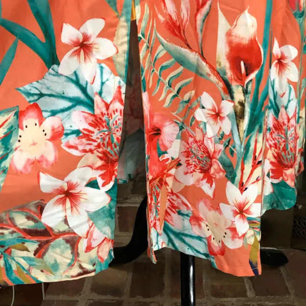 Arula Tropical Print Midi Slip Dress - Image 3