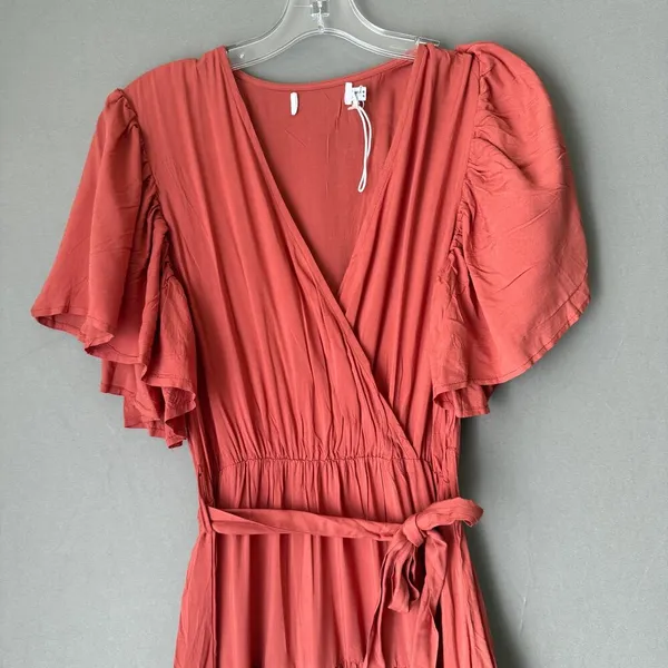 Princess Polly sz‎ 4 coral A-line midi sundress Dress NWOT - Image 2