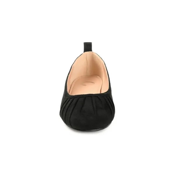 Journee Womens Flats Size 7.5 Black Tannya Slip-On Round Toe Ballet Dress Shoes - Image 3