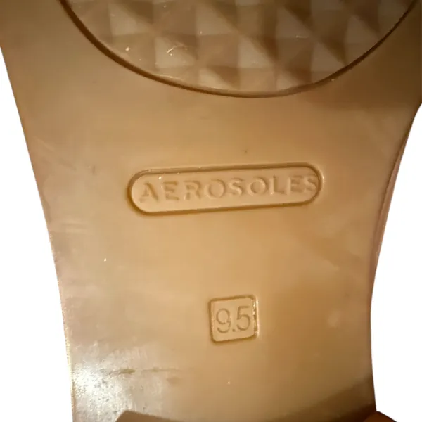 AEROSOLES Glossy Beige Loafers - Image 7