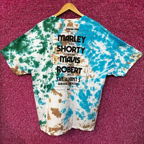 Ziggy Marley Reggae Tie Dye Tour Tshirt size 2X - Image 3