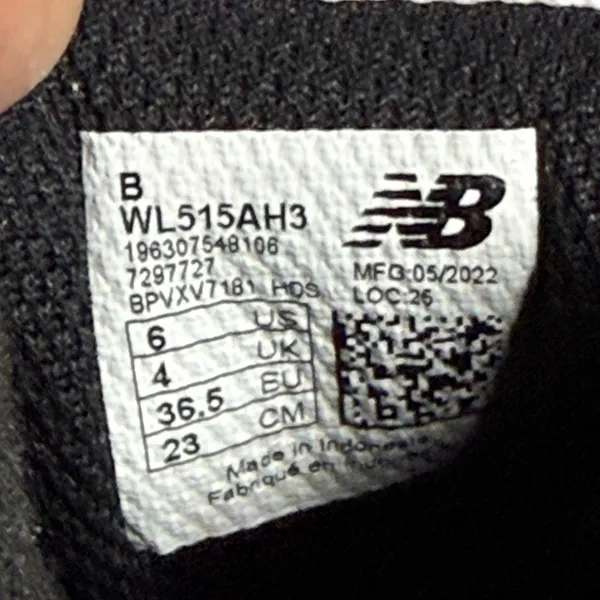 New Balance 515 v3 Sneakers Women 6 Black Leopard WL515AH3 Animal Print Shoes - Image 3