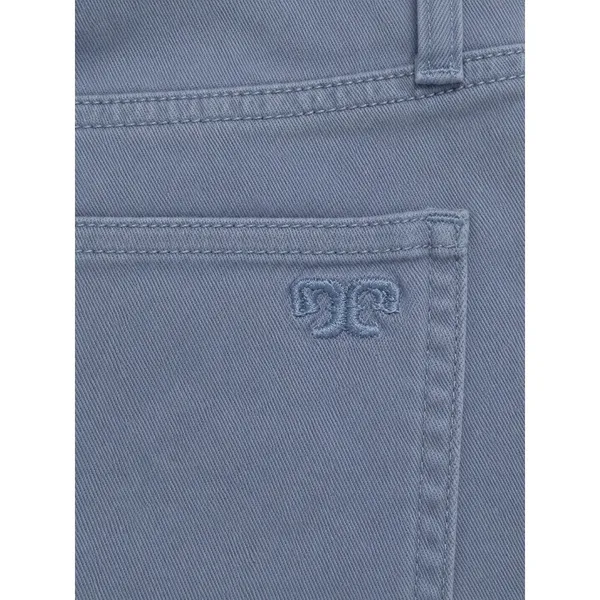 Tory Burch Alexa Cropped Skinny Jeans Size 28 Slate Blue - Image 5